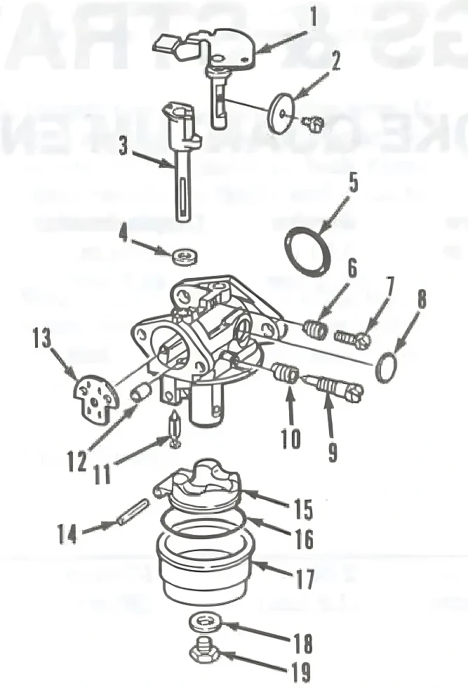 Briggs and Stratton Carburetor Diagram