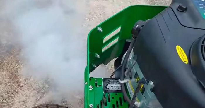 Smoking Mower