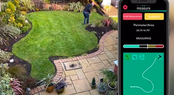 calculate the area of your lawn
