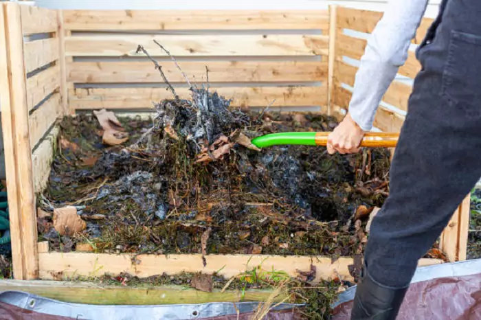 Hot composting method