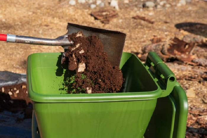 sift the compost pile