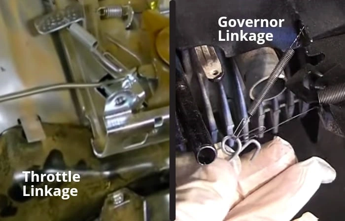 Difference Between Throttle Linkage and Governor Linkage
