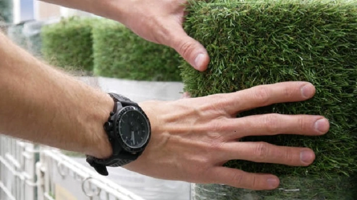 image of sod roll in a market