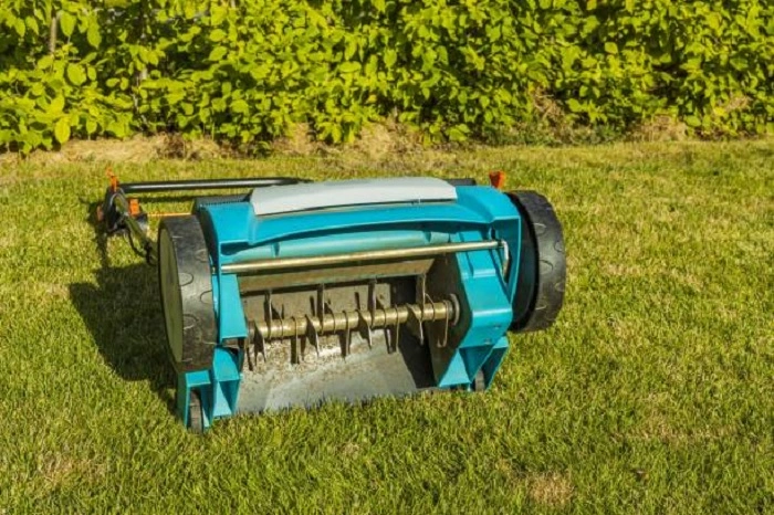 image of a plug aerator