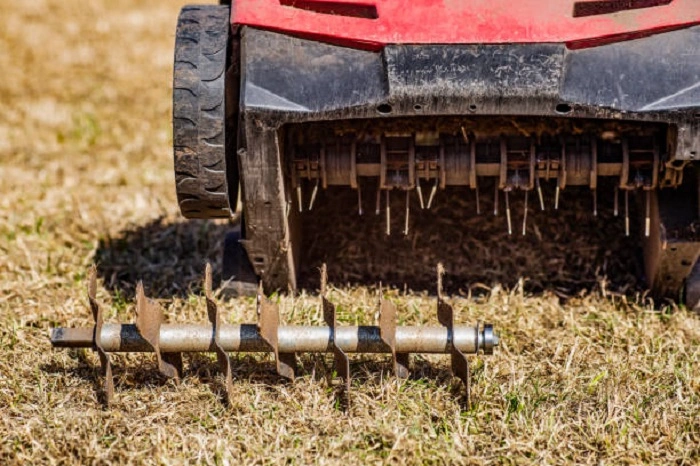 image of a garden aerator