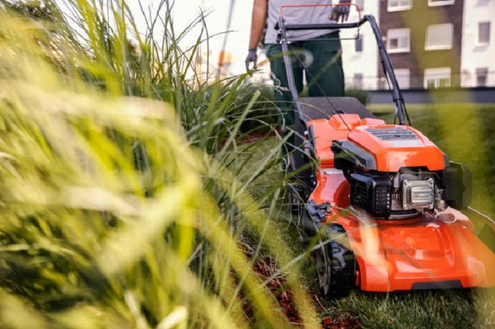 image of lawn mowing